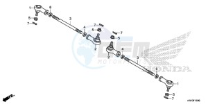 TRX500FM2F TRX500FM U drawing TIE ROD