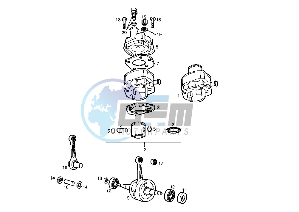 CRANKSHAFT-CYLINDER