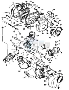 XV VIRAGO 750 drawing INTAKE