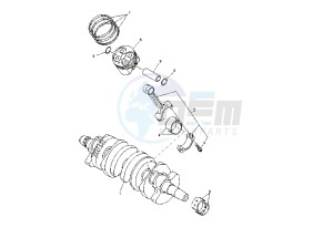 FZ6 NS 600 drawing CRANKSHAFT - PISTON