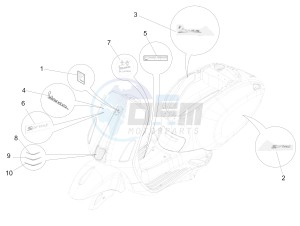 Sprint 50 4T 4V (EMEA) drawing Plates - Emblems