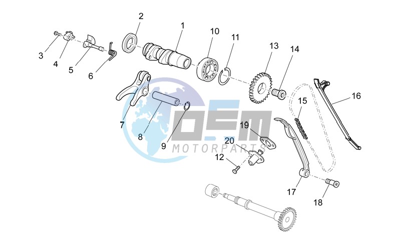 Front cylinder timing system