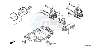 NC700XD NC700X 2ED drawing OIL PAN/ OIL PUMP