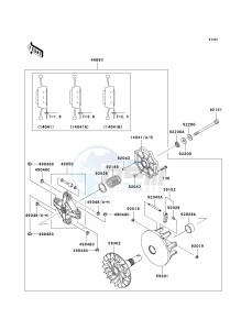 KVF 360 A [PRAIRIE 360 4X4] (A6F-A9F) A7F drawing DRIVE CONVERTER