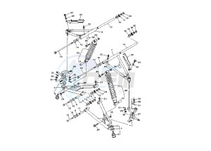 YFM RR RAPTOR 660 drawing FRONT SUSPENSION WHEEL