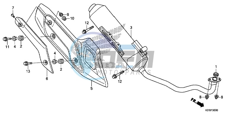 EXHAUST MUFFLER