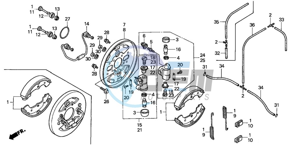 FRONT BRAKE PANEL