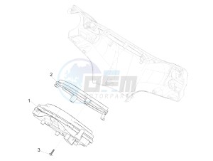 Liberty 150 iGet 4T 3V ie ABS (APAC) drawing Meter combination - Cruscotto