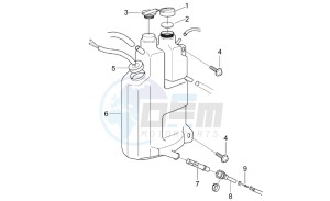 RX 50 racing 2003 drawing Oil tank