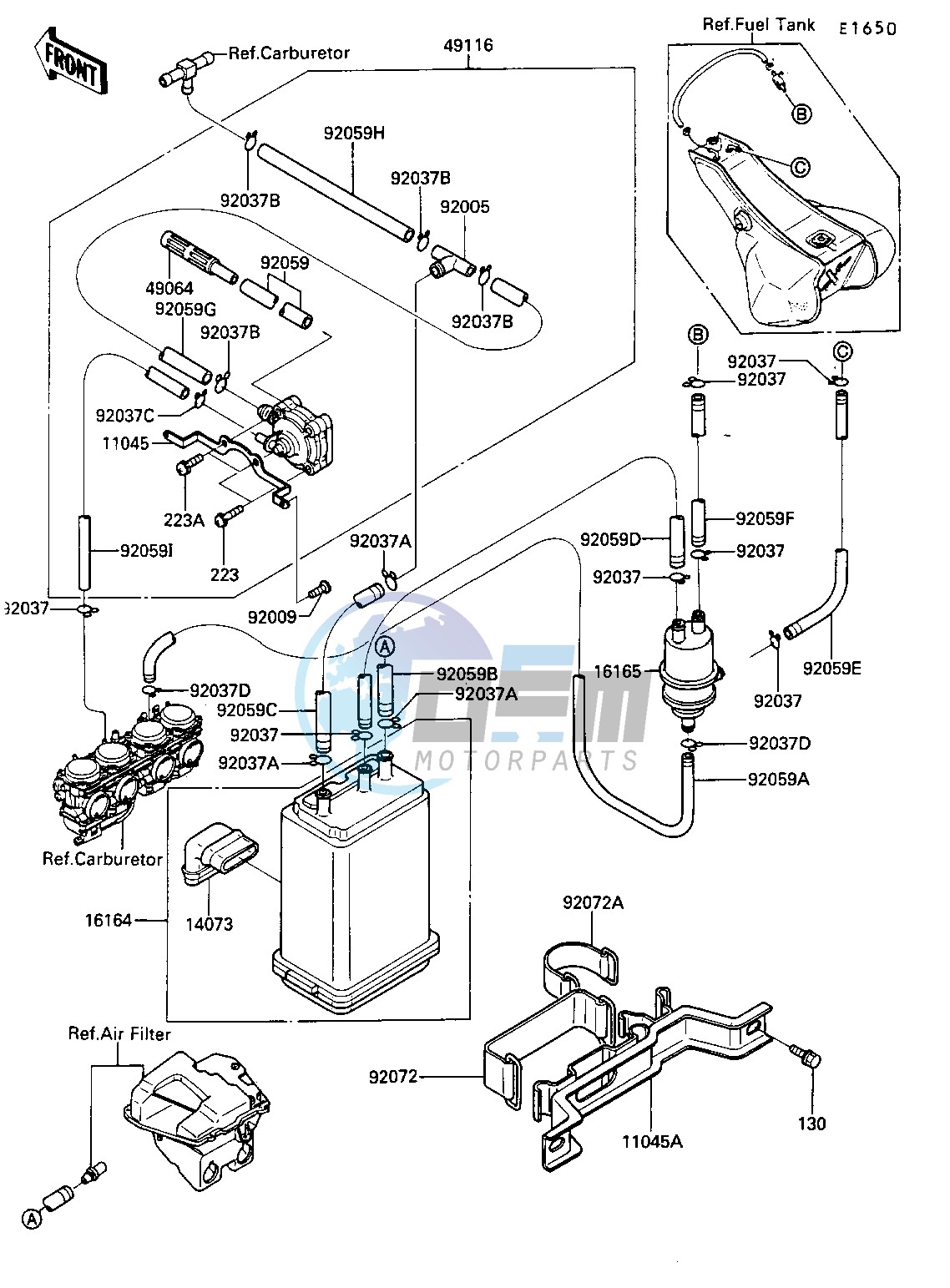 FUEL EVAPORATIVE SYSTEM