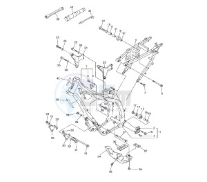 WR F 450 drawing FRAME