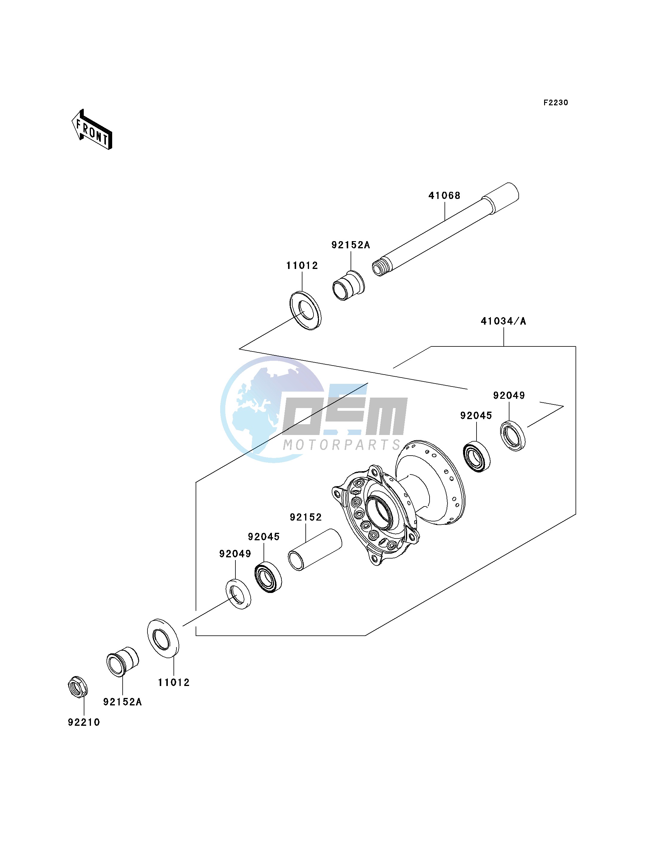 FRONT HUB