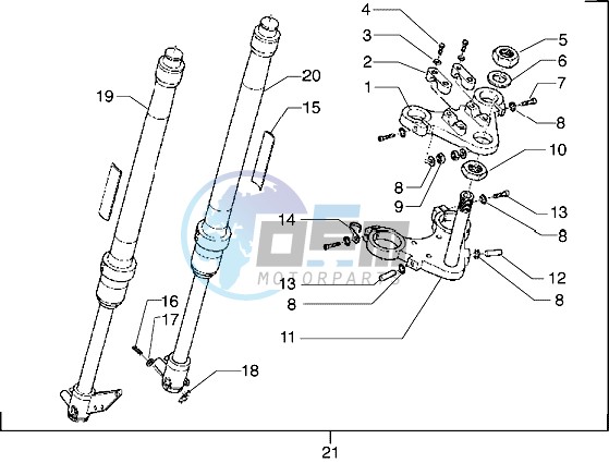 Front-wheel suspension