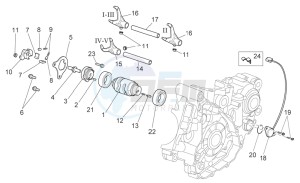 RXV-SXV 450-550 drawing Gear box selector II