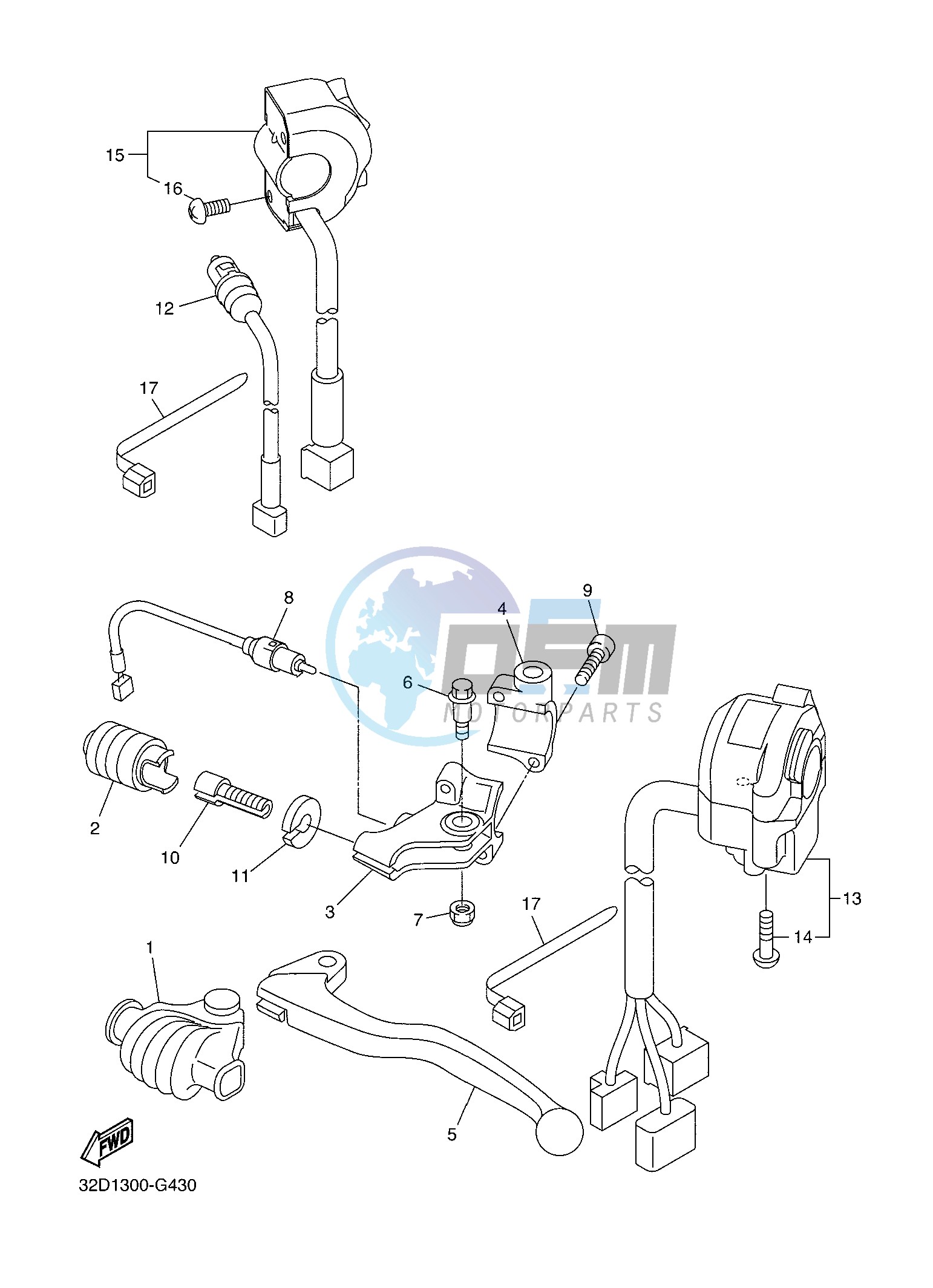 HANDLE SWITCH & LEVER