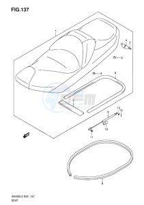 AN400 ABS BURGMAN EU drawing SEAT