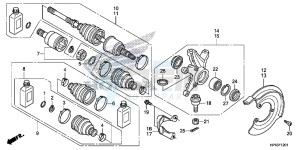 TRX420FPMD TRX420 Europe Direct - (ED) drawing FRONT KNUCKLE (4WD)