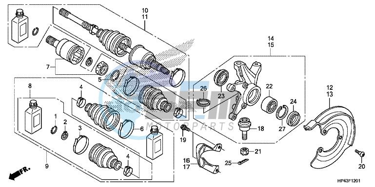 FRONT KNUCKLE (4WD)