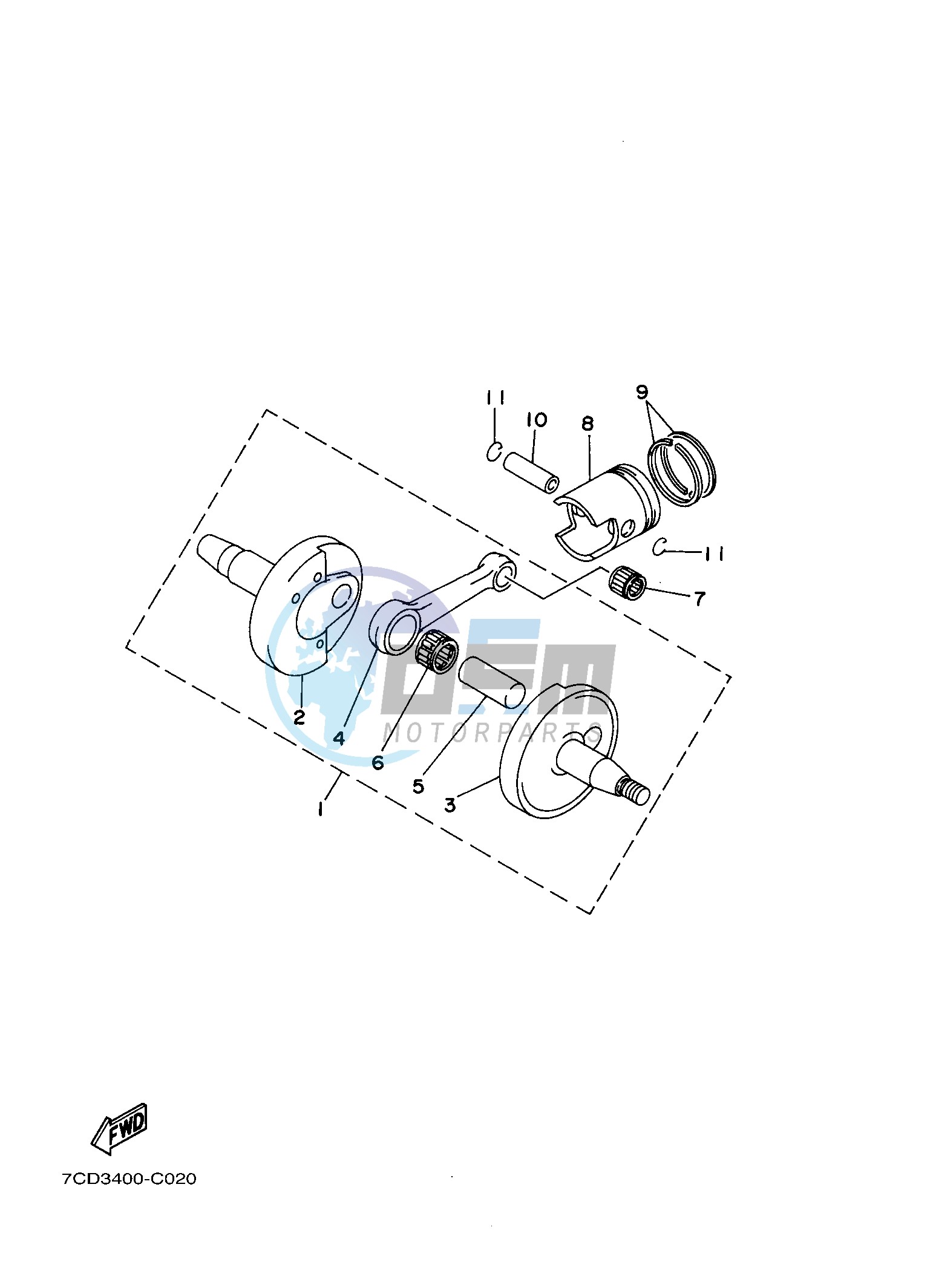 CRANKSHAFT & PISTON