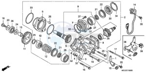 VT750C9 Europe Direct - (ED / MME) drawing CROSS SHAFT