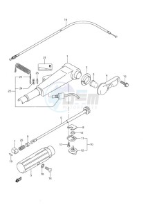 DF 9.9 drawing Tiller Handle