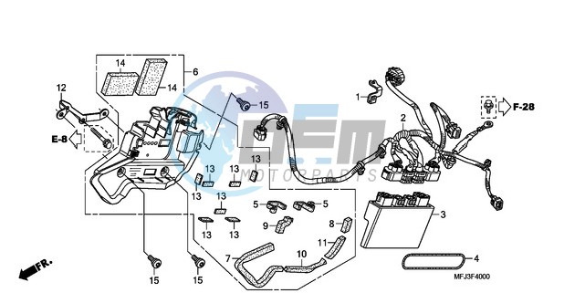 ABS CONTROL UNIT (CBR600RA)