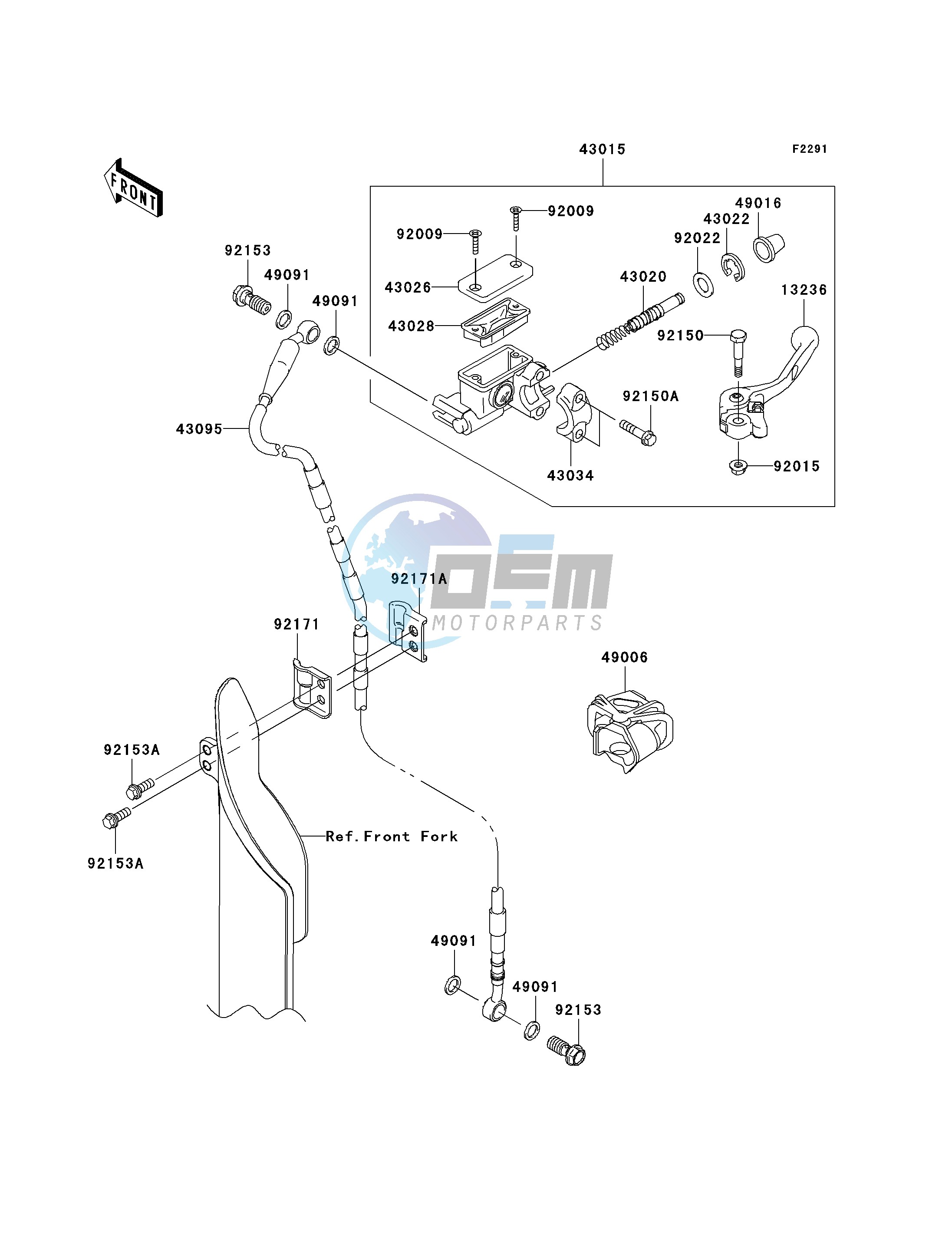 FRONT MASTER CYLINDER