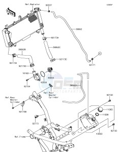 NINJA 650 EX650KHF XX (EU ME A(FRICA) drawing Water Pipe