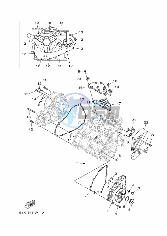 CRANKCASE COVER 1