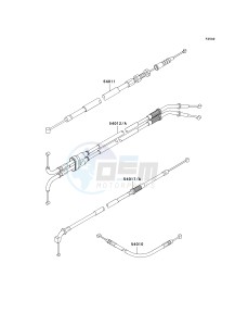 ZX 1200 B [NINJA ZX-12R] (B1-B4) [NINJA ZX-12R] drawing CABLES