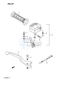 LT230E (E1) drawing RIGHT HANDLE SWITCH