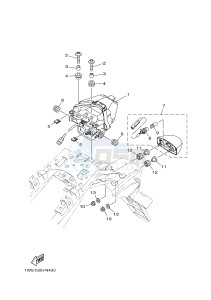 MT07A MT-07 ABS 700 (1XBM) drawing TAILLIGHT