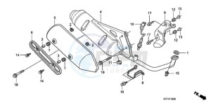 SH1259 Europe Direct - (ED) drawing EXHAUST MUFFLER