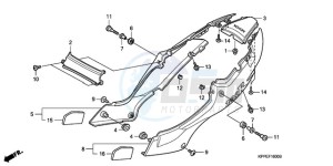 CBR125RW9 Europe Direct - (ED) drawing SIDE COVER