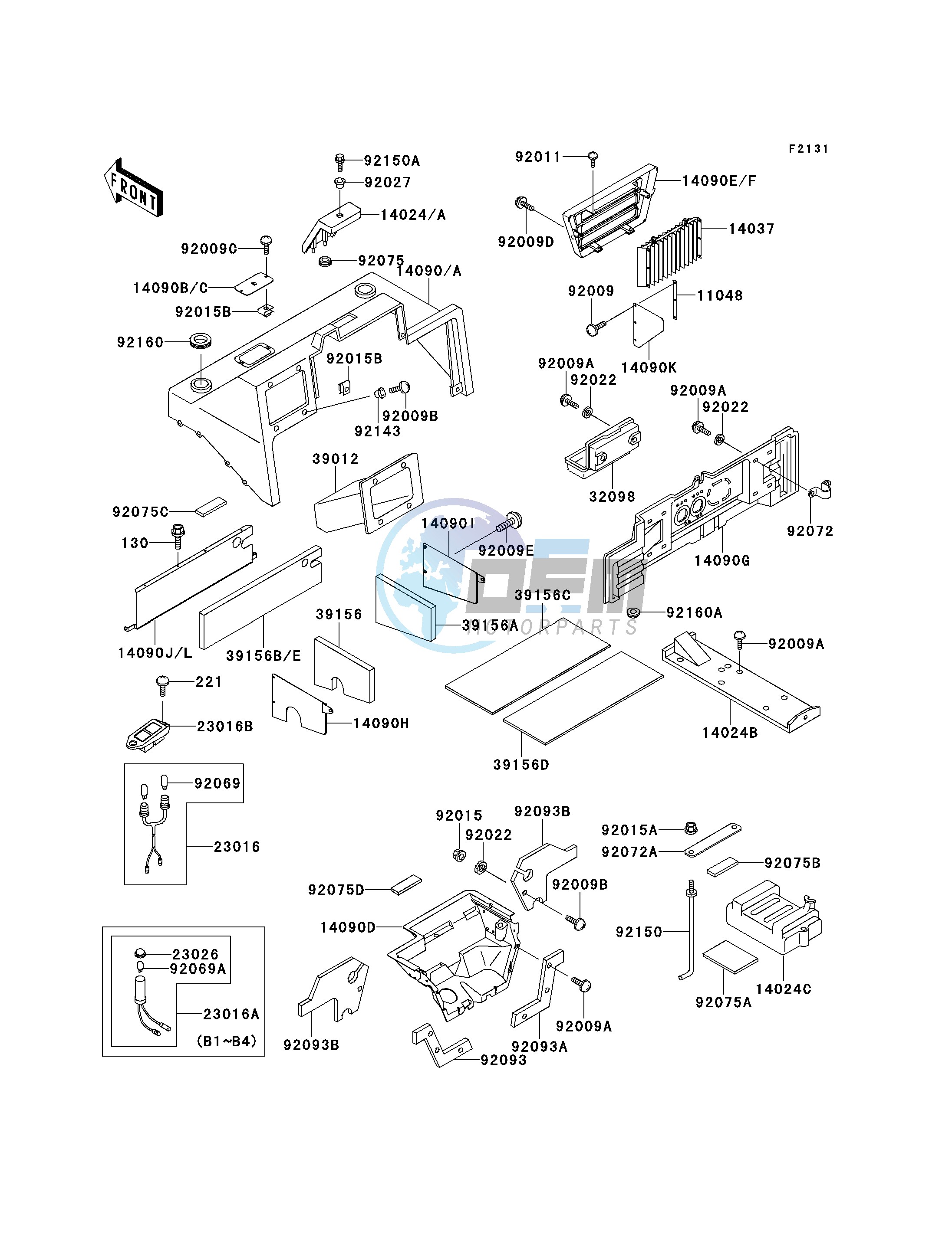 FRAME FITTINGS -- COVER- -