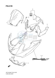 GSF-1250S ABS BANDIT EU drawing COWLING