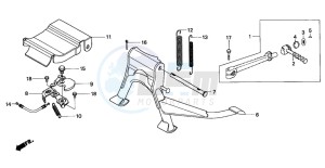 SH50 SCOOPY drawing STAND