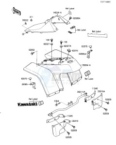 KLF 110 A [MOJAVE 110] (A1-A2) [MOJAVE 110] drawing FRONT FENDER-- S- -