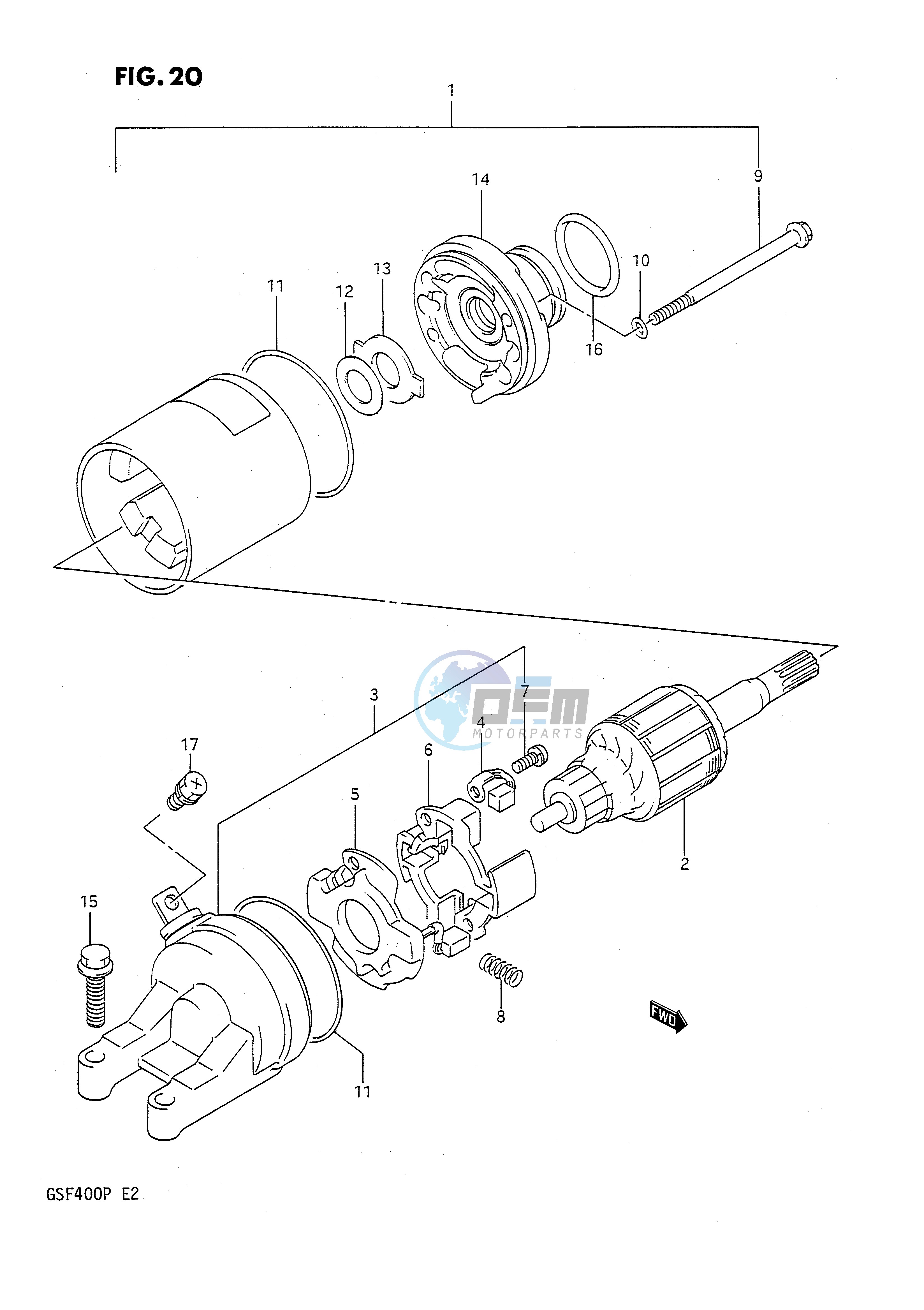 STARTING MOTOR