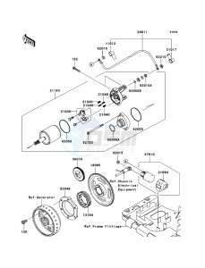 KVF750_4X4 KVF750D9F EU GB drawing Starter Motor