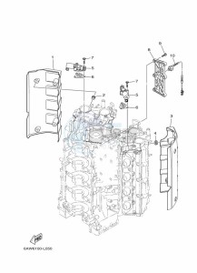 F350AETU drawing CYLINDER-AND-CRANKCASE-3