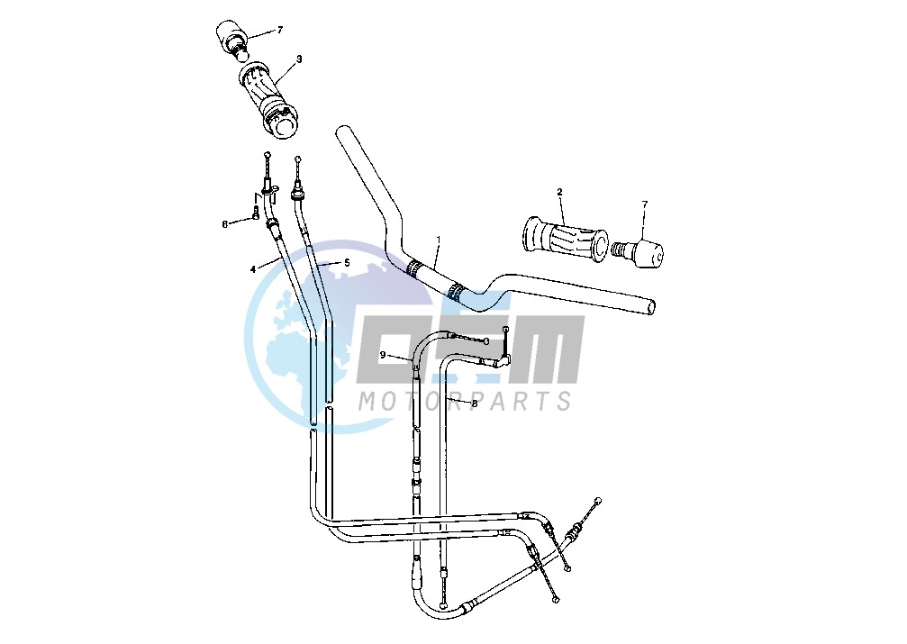 STEERING HANDLE -CABLE