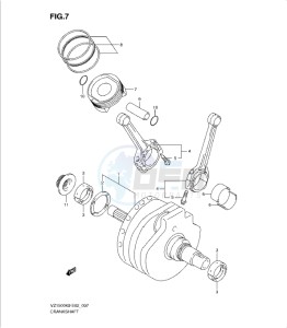 VZ1500K9 drawing CRANKSHAFT