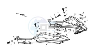 WOLF 250EFI drawing COWLING