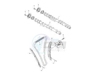 FZ1 1000 drawing CAMSHAFT AND TIMING CHAIN