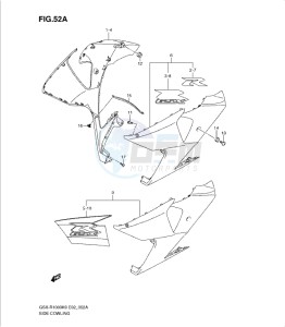 GSX-R1000 drawing SIDE COWLING (MODEL L0)