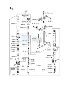 RM-Z250 (E28) drawing FRONT FORK