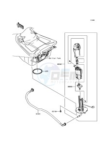 ZZR1400 ABS ZX1400JGF GB XX (EU ME A(FRICA) drawing Fuel Pump