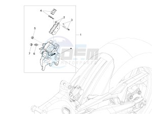 ETV Caponord 1200 USA USA drawing Rear master brake cylinder