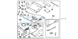 CBR1000RR9 BR / MME SPC - (BR / MME SPC) drawing KIT ALARM SYSTEM